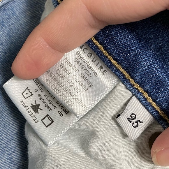 McGuire Newton Skinny Oceana Wash Mid Rise Jeans - Picture 11 of 12